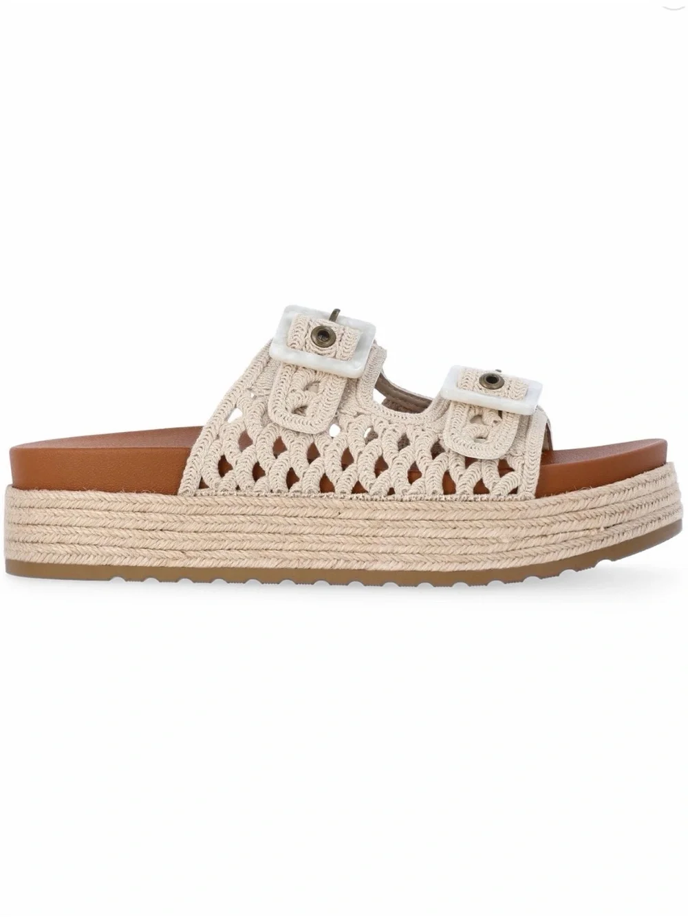🎀MADDEN NYC~Women’s Woven Footbed SIZE 6